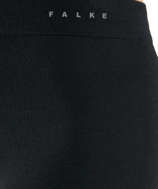 FALKE dames 3/4 tights Wool-Tech Light, thermobroek, zwart (black)