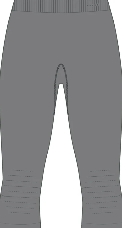 FALKE dames 3/4 tights Wool-Tech Light, thermobroek, grijs (grey-heather)
