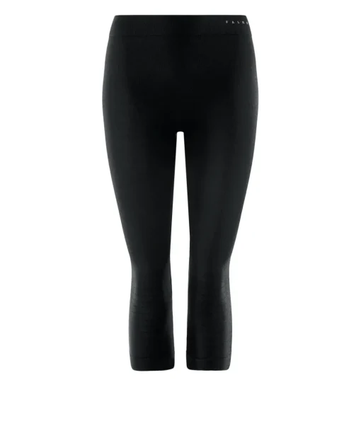 FALKE dames 3/4 tights Wool-Tech Light, thermobroek, zwart (black)