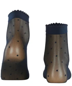 FALKE Dot 15 DEN dames sokjes, marine blauw (marine)