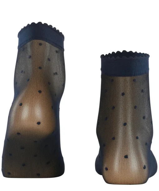 FALKE Dot 15 DEN dames sokjes, marine blauw (marine)