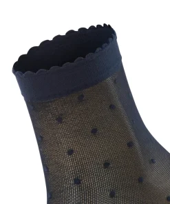FALKE Dot 15 DEN dames sokjes, marine blauw (marine)