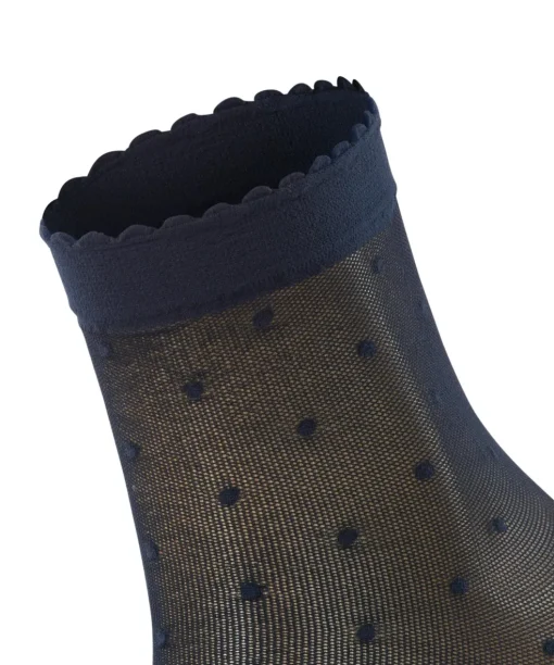FALKE Dot 15 DEN dames sokjes, marine blauw (marine)