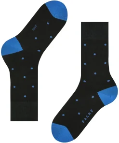 FALKE Dot herensokken, zwart (black-mix)