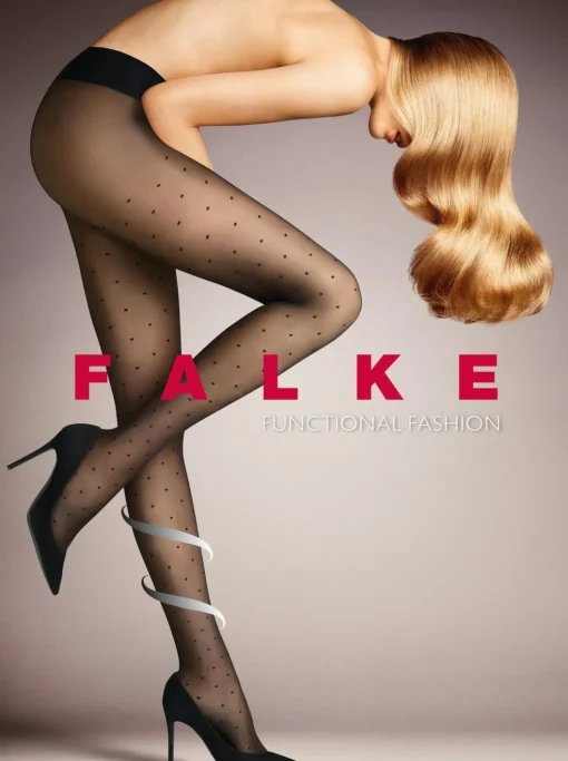 FALKE Dot Vitalize 20 DEN dames panty, graphite
