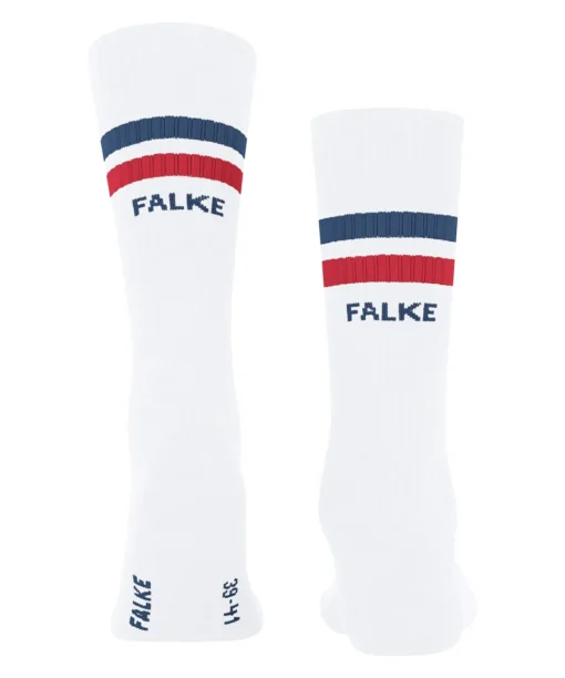 FALKE Dynamic unisex sokken, rood, wit, blauw (white-blue-red)