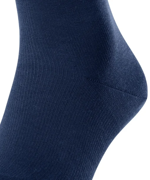 FALKE Energizing Cotton heren kniekousen, blauw (deep blue)