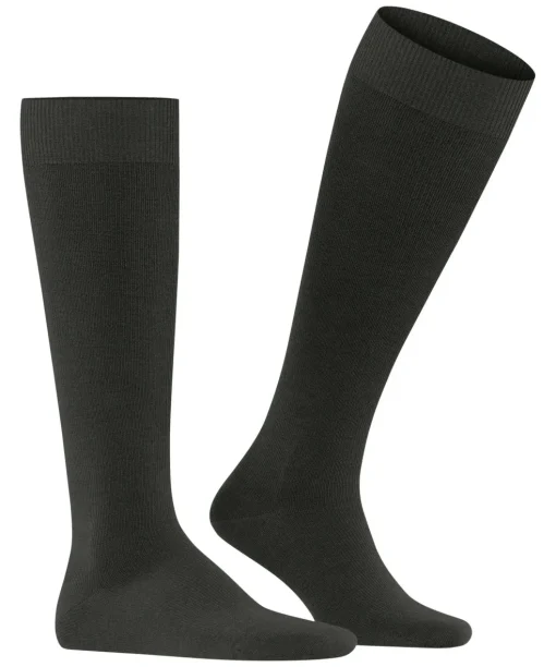 FALKE Energizing Wool heren kniekousen, bruin (brown)