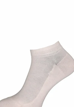 FALKE Family dames enkelsokken, katoen, roze (light pink)