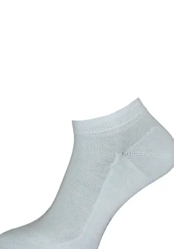 FALKE Family dames enkelsokken, katoen, lichtblauw (light blue)
