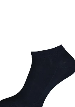 FALKE Family dames enkelsokken, katoen, donker marine blauw (marine)