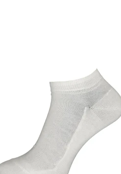 FALKE Family dames enkelsokken, katoen, wit (white)