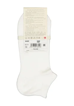FALKE Family dames enkelsokken, katoen, wit (white)