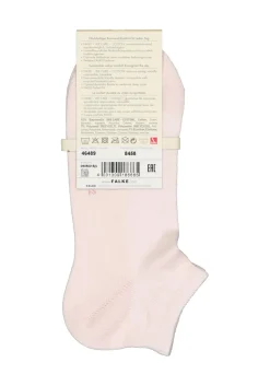 FALKE Family dames enkelsokken, katoen, roze (light pink)