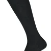 FALKE Family dames kniekousen, katoen, antraciet grijs (anthracite melange)