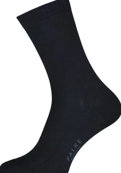 FALKE Family damessokken, katoen, donker marine blauw (dark navy)