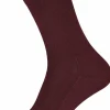 FALKE Family damessokken, katoen, bordeaux rood (barolo)