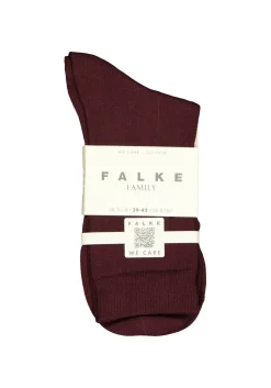 FALKE Family damessokken, katoen, bordeaux rood (barolo)