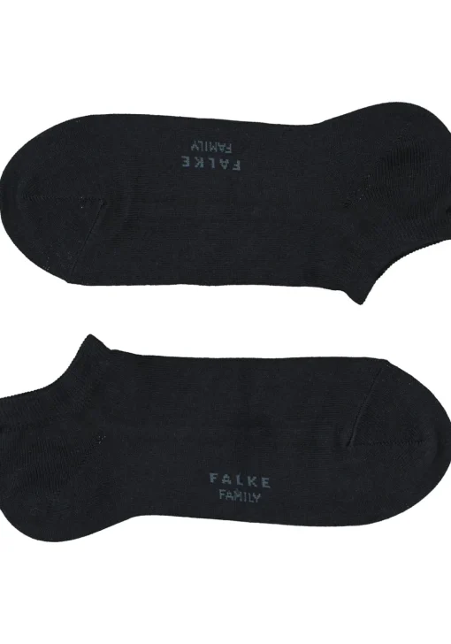 FALKE Family heren enkelsokken, marine blauw (dark navy)