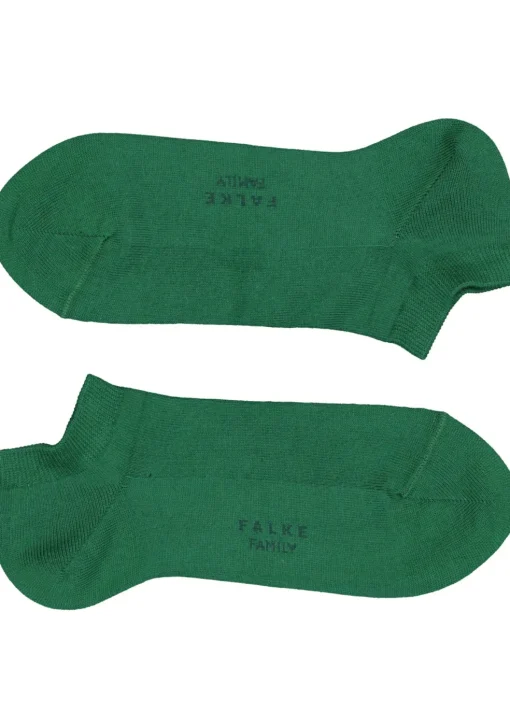 FALKE Family heren enkelsokken, groen (golf)
