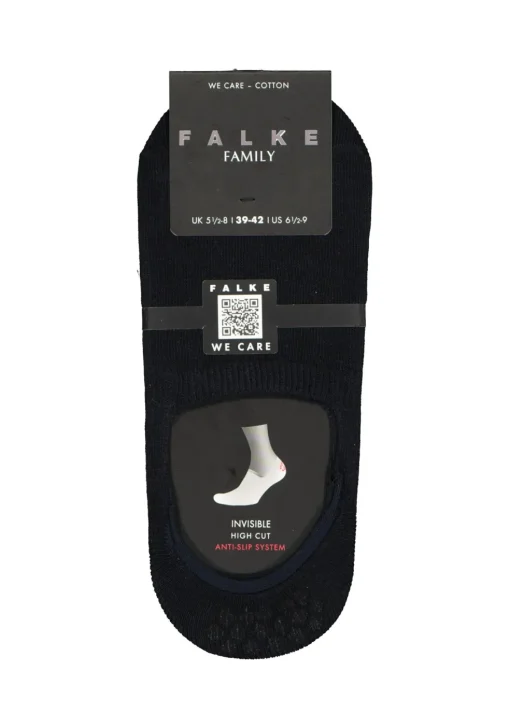 FALKE Family heren invisible sokken, marine blauw (dark navy)
