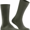FALKE Family herensokken, groen (military)