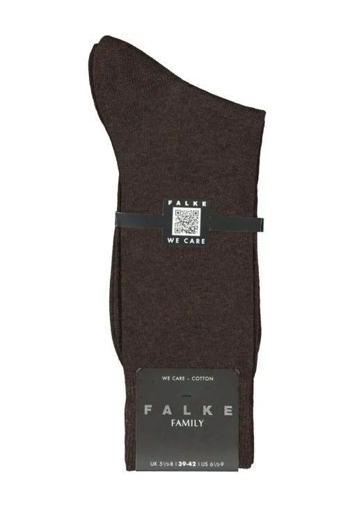 FALKE Family herensokken, donkerbruin (dark brown)