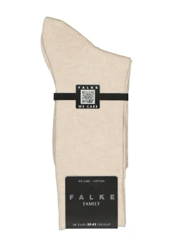 FALKE Family herensokken, beige melange (sand melange)