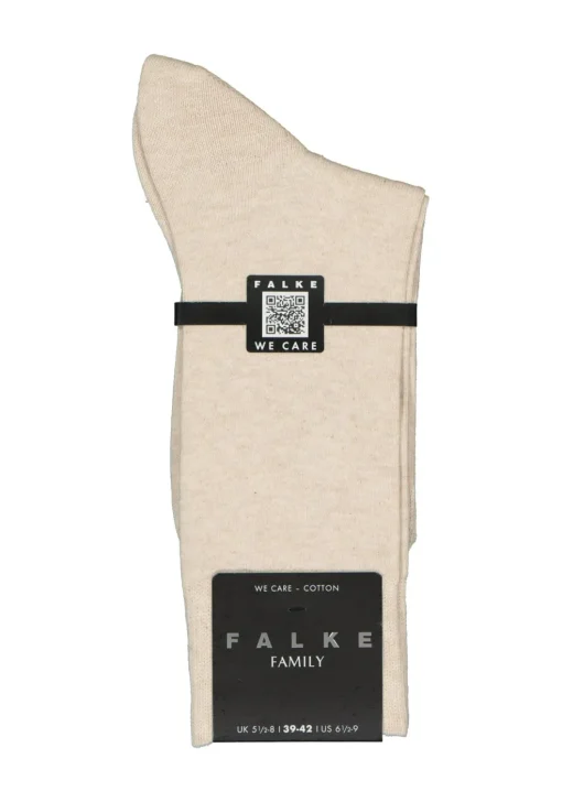 FALKE Family herensokken, beige melange (sand melange)