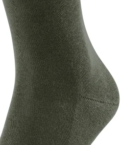 FALKE Family herensokken, groen (military)