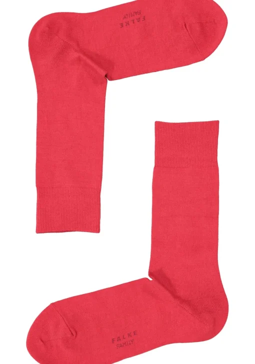 FALKE Family herensokken, rood (scarlet)