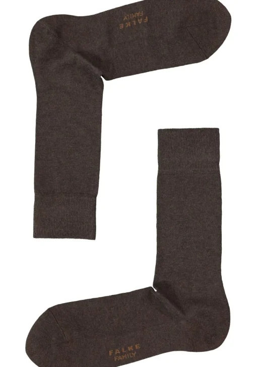 FALKE Family herensokken, donkerbruin (dark brown)