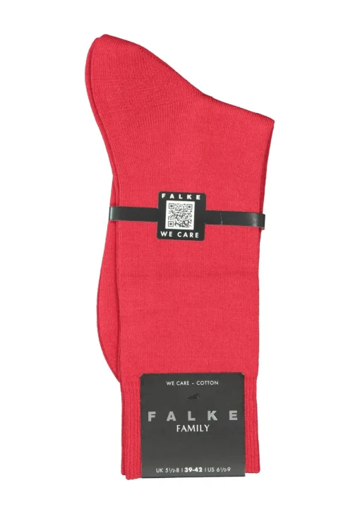 FALKE Family herensokken, rood (scarlet)