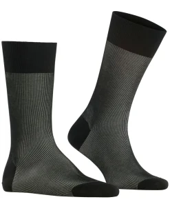FALKE Fine Shadow herensokken, zwart (black-mix)