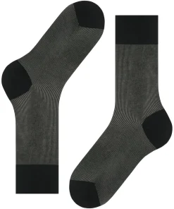 FALKE Fine Shadow herensokken, zwart (black-mix)