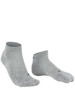 FALKE GO2 Short heren golf sokken kort, grijs (light grey)