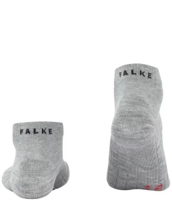 FALKE GO2 Short heren golf sokken kort, grijs (light grey)