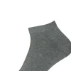 FALKE Happy heren enkelsokken (2-pack), licht grijs (light grey melange)