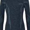 FALKE heren lange mouw shirt Wool-Tech, thermoshirt, blauw (space blue)