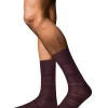 FALKE Highshine herensokken, donkerrood (barolo)