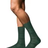 FALKE Highshine herensokken, groen (hunter green)