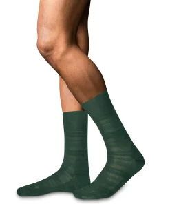 FALKE Highshine herensokken, groen (hunter green)