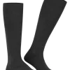 FALKE Milano heren kniekousen, antraciet (anthracite mel.)