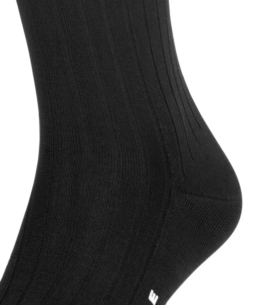 FALKE Milano heren kniekousen, zwart (black)