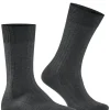 FALKE Milano herensokken, antraciet (anthracite mel.)