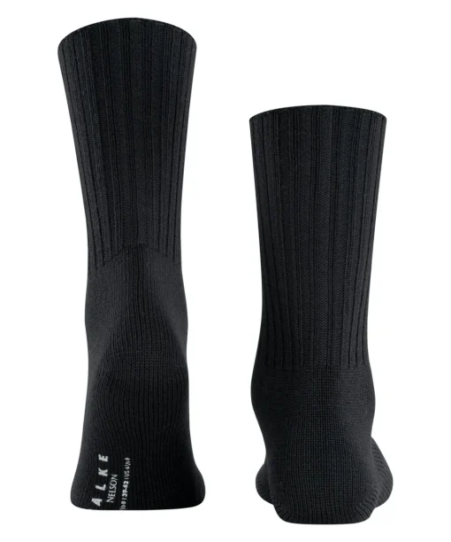 FALKE Nelson herensokken, zwart (black)