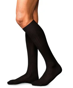 FALKE No. 2 Finest Cashmere heren kniekousen, zwart (black)
