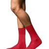 FALKE No. 6 Finest Merino & Silk herensokken, donkerrood (cardinal)
