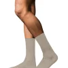 FALKE No. 13 Finest Piuma Cotton herensokken, beige (wheat mel.)
