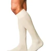 FALKE No. 13 Finest Piuma Cotton heren kniekousen, beige (sand)